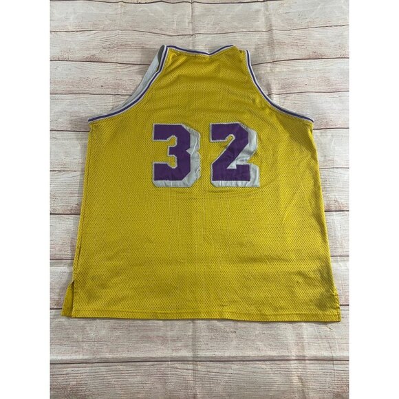 LA Lakers #32 Throwback Black Top Edition Jersey By Authentic Brand - 3XL - Picture 9 of 12